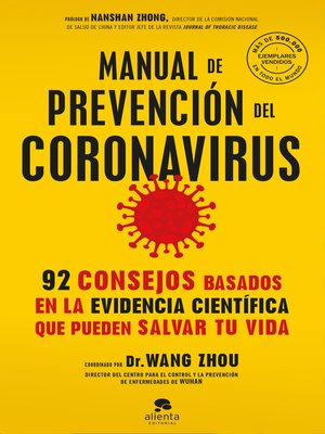 cover image of Manual de prevención del coronavirus